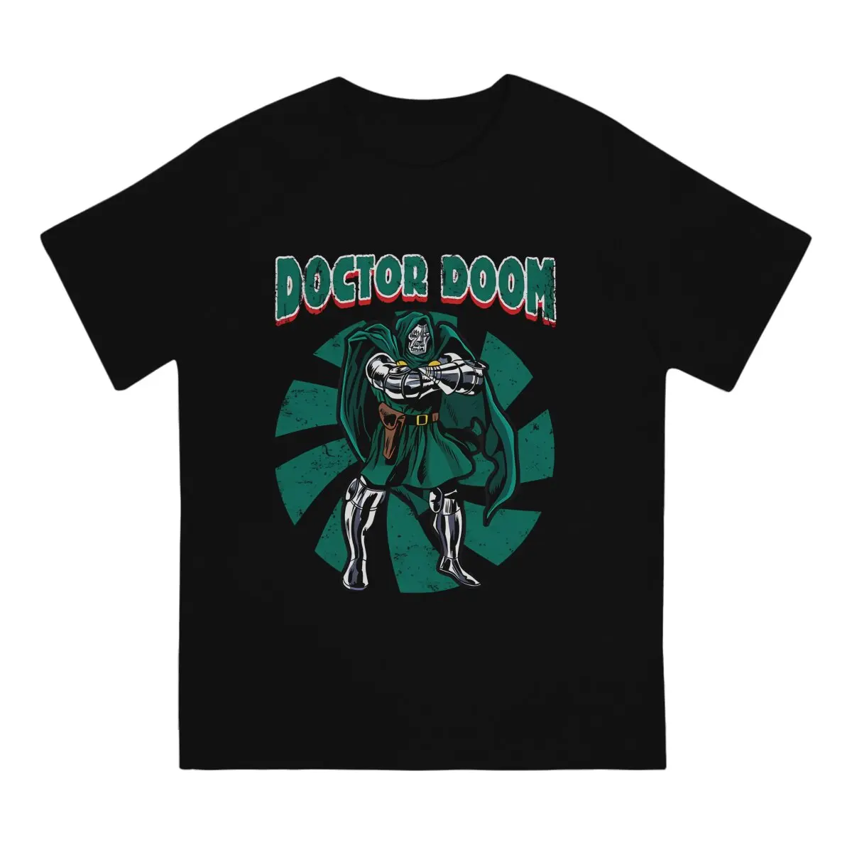 Marvel Super Hero T Shirts for Men 100% Cotton Funny T-Shirts Round Neck Doctor Doom Tees Short Sleeve Clothes Summer