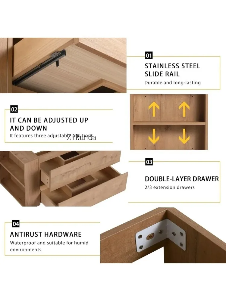 36-inch bathroom cabinets, soft-closing drawers, wall-mounted bathroom vanity, modern single sink, rob