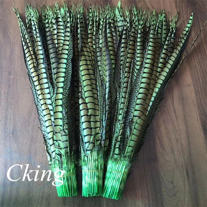 20PCS Natural Pheasant Side Tail Feathers 70-75CM Long Carnival Back[ieces Decoration Wedding Accessories Clothes Making Plumes