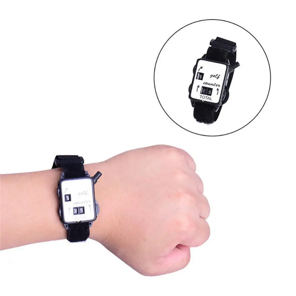 Score Counter Portable Mini Wristband Golf Stroke Keeper Watch Putt Shot Scorer