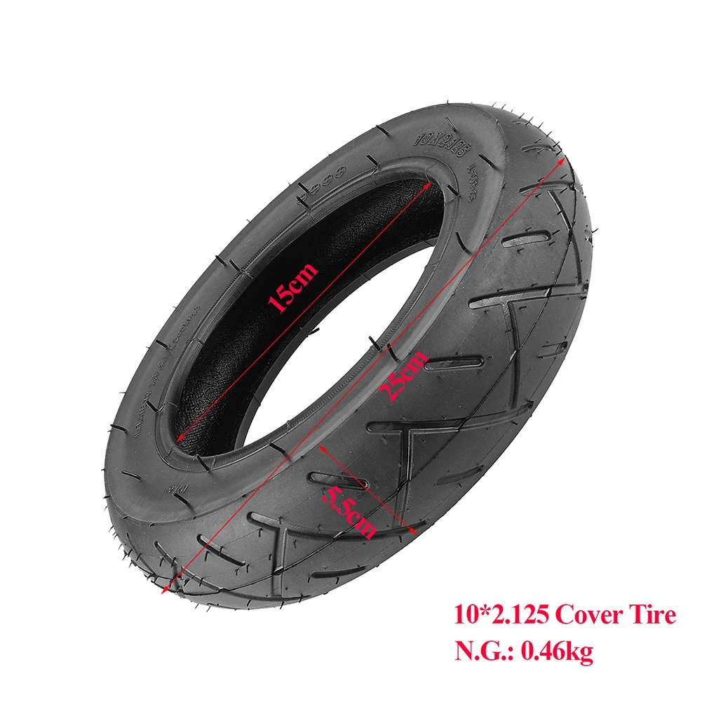 10 Inch 10x2.125 Inner Tube Outer Tyre For Electric Scooter Balancing Car Replacement Tire High Quality Rubber Tire Scooter Part