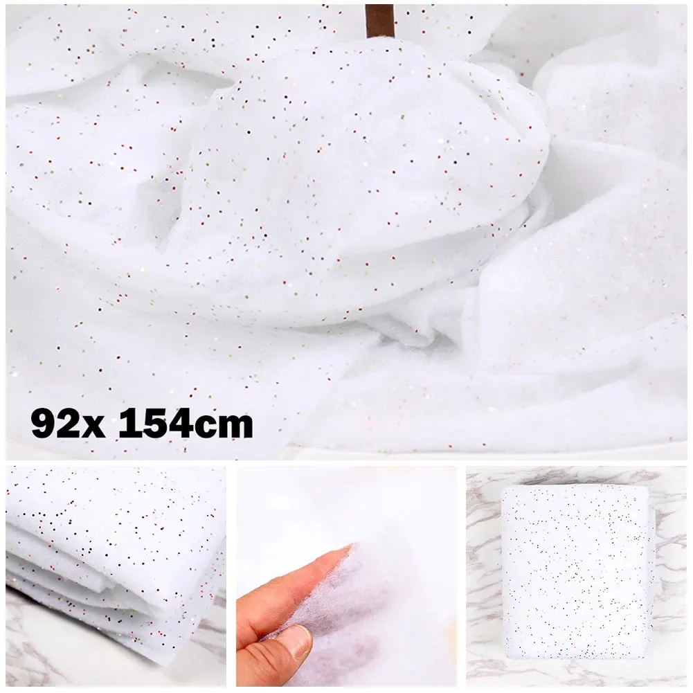 Artificial Snow Blanket For Christmas Village Nativity Tree Scene Decoration DIY Cropping For Home Garden Floor Winter Decor