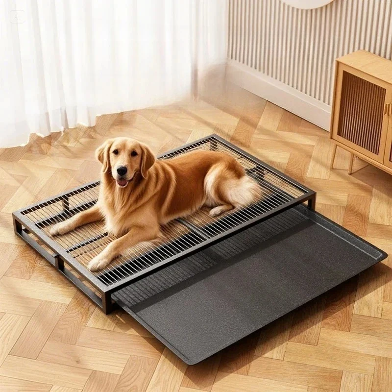 Medium and Dog Drawer Type - Stepping Fecal Urine - Splashing Fixed Point Toilet Large