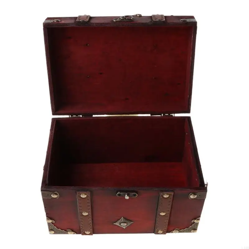 L4MB Treasure Ground Vintage деревянная коробка для хранения антикварного стиля организатор ювелирных изделий для ювелирных для