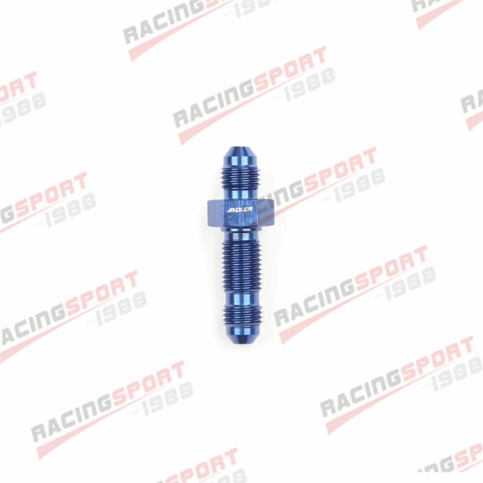 -4AN AN4 AN-4 Straight AN Bulkhead Adpater Fitting Adaptor Aluminum Blue