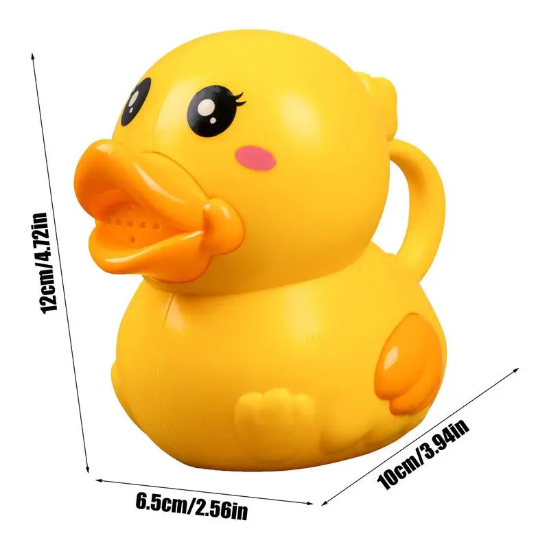 스프링클러 귀여운 만화 오리 물뿌리개 정원 플라스틱 꽃 물뿌리개 어린이 조기 교육 장난감 야외 해변 목욕 장난감