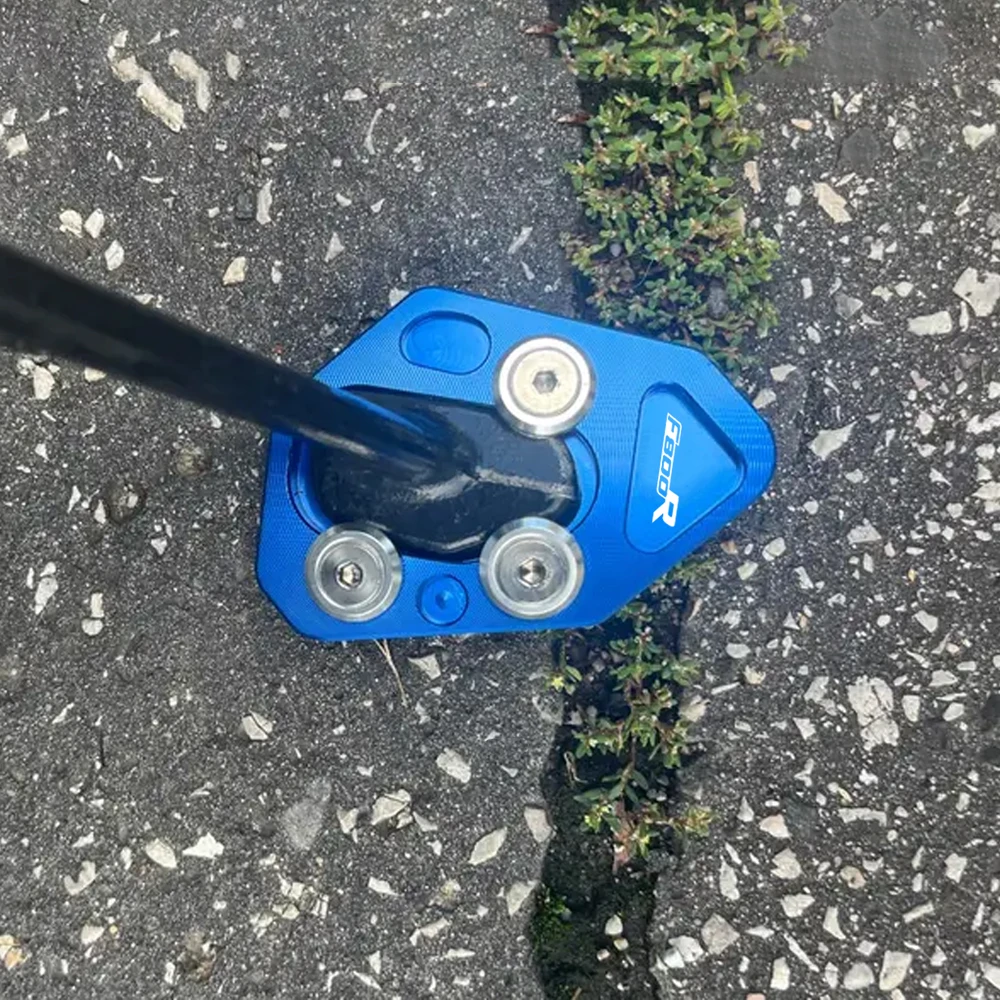 

F800R F800GT F800S F800ST Kickstand Foot Side Stand Enlarger Extension Plate Pad For BMW F800 F 800 R GT S ST R1200S Accessories