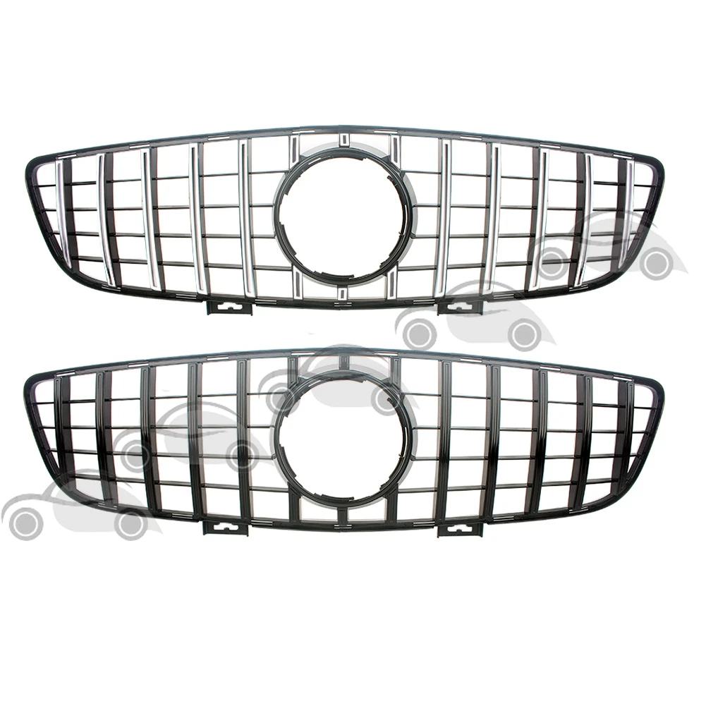 For Mercedes-Benz C197 R197 SLS AMG Roadster Front Racing Billet Bumper Grille Upper Cover  2010 2011 2012 2013 2014 2015