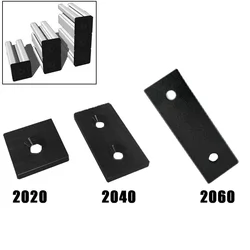 4Pcs Aluminum End Cap Cover Plate With Single or Double Holes for 2020 2040 2060 V-Slot Aluminum Profiles CNC 3D Printer Parts
