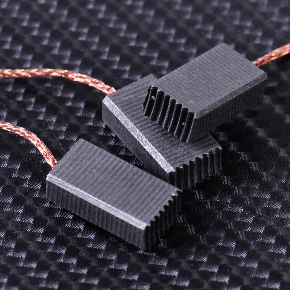 

Обновите производительность двигателя за 10 шт. Набор угольных щеток для двигателя 5 мм * 8 мм * 15 мм для электрической дрели, угловой шлифовальной машины