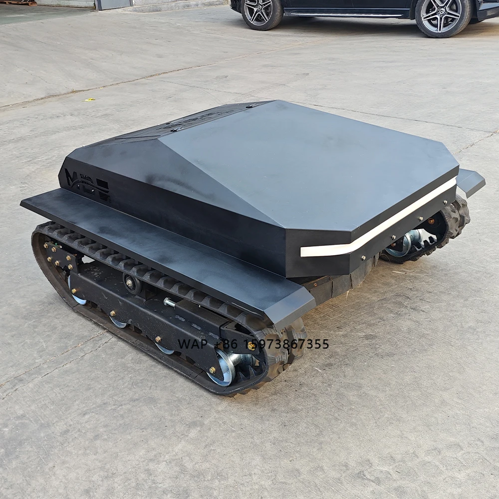 

4-Stroke Grade Robot Lawn Mower Remote Controlled Automatic Cordless Petrol-Powered Grassland Mower