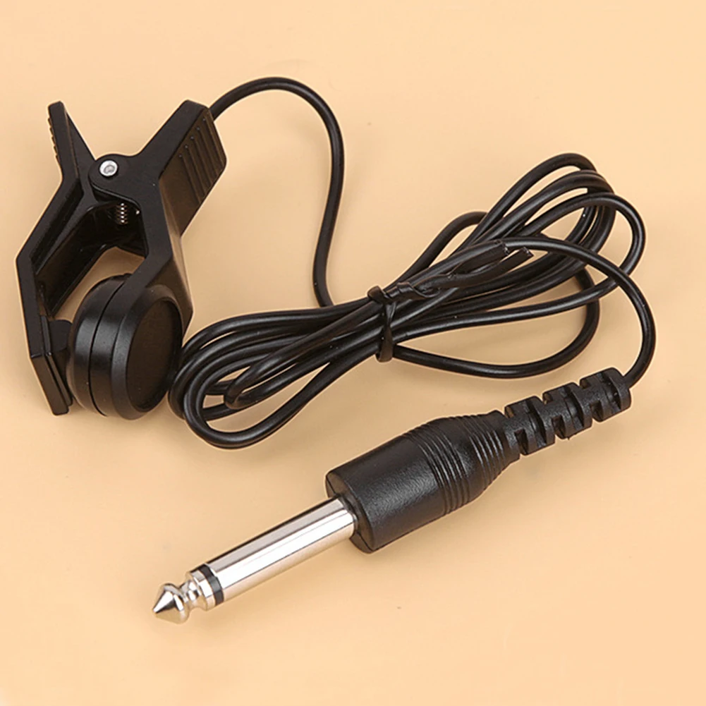 كليب على لاقط الغيتار الصوتية لاقط 6.35 مللي متر الغيتار لاقط موالف مكبر للصوت العالمي لسلسلة أداة الكمان القيثارة