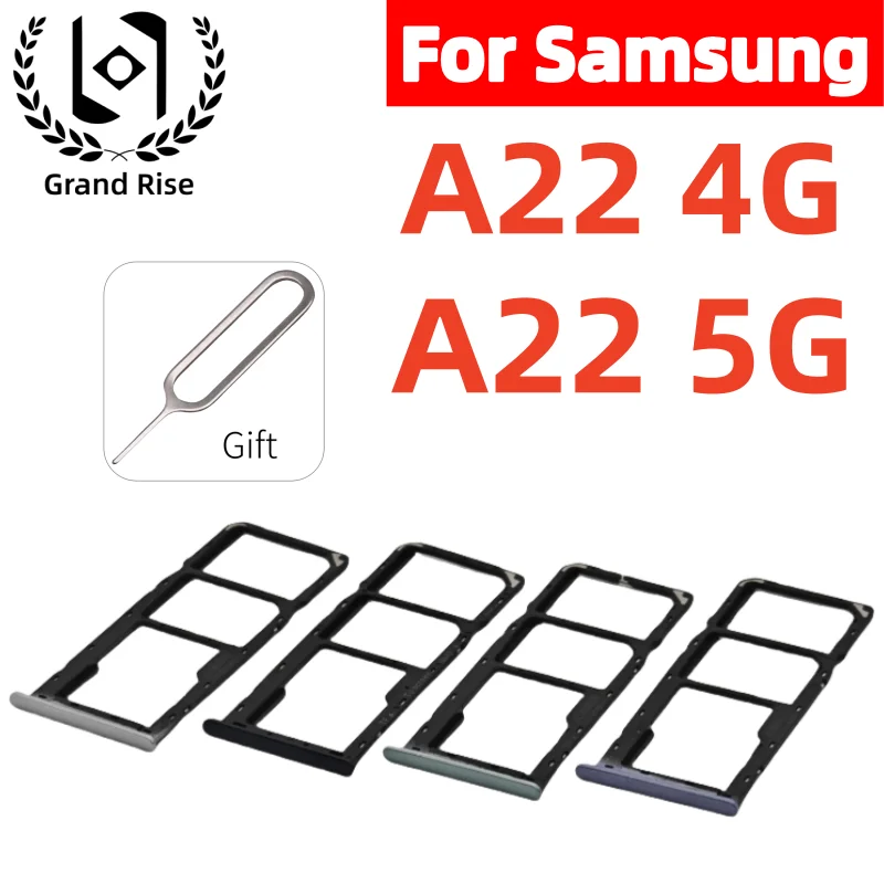 

Для Samsung Galaxy A22 4G A225G держатель лотка для SIM-карты адаптер держатель ящика для чипа карты Micro SD