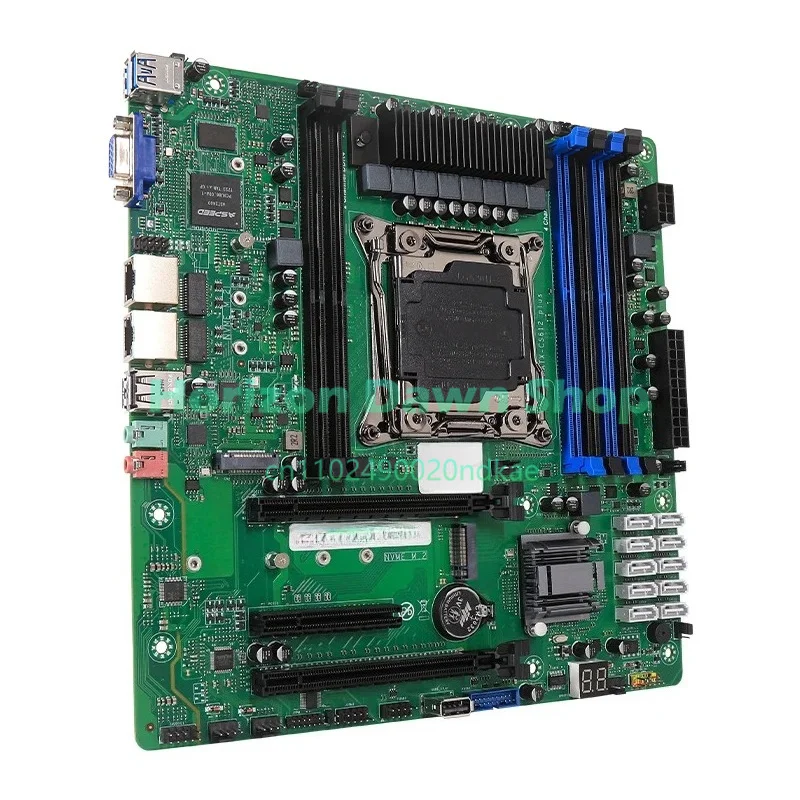 C612 Nas Black Synology NAS Soft Router Industrial Control Computer Motherboard X99 Split Storage Server 10 Disk Position