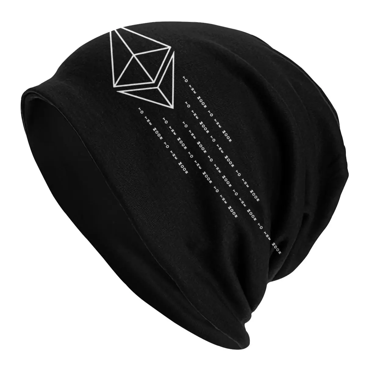 

Crypto Ethereum Is Flying To The Moon Skullies Beanies Hats Autumn Winter Street Men Cap Adult Warm Head Wrap Bonnet Knit Hat