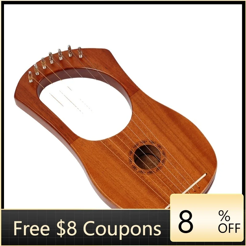 

STLF Wholesale cheap Lyra Harp Is a Simple and Easy to Learn Portable Instrument, Featuring the Ancient Style of Lyra 7 String T