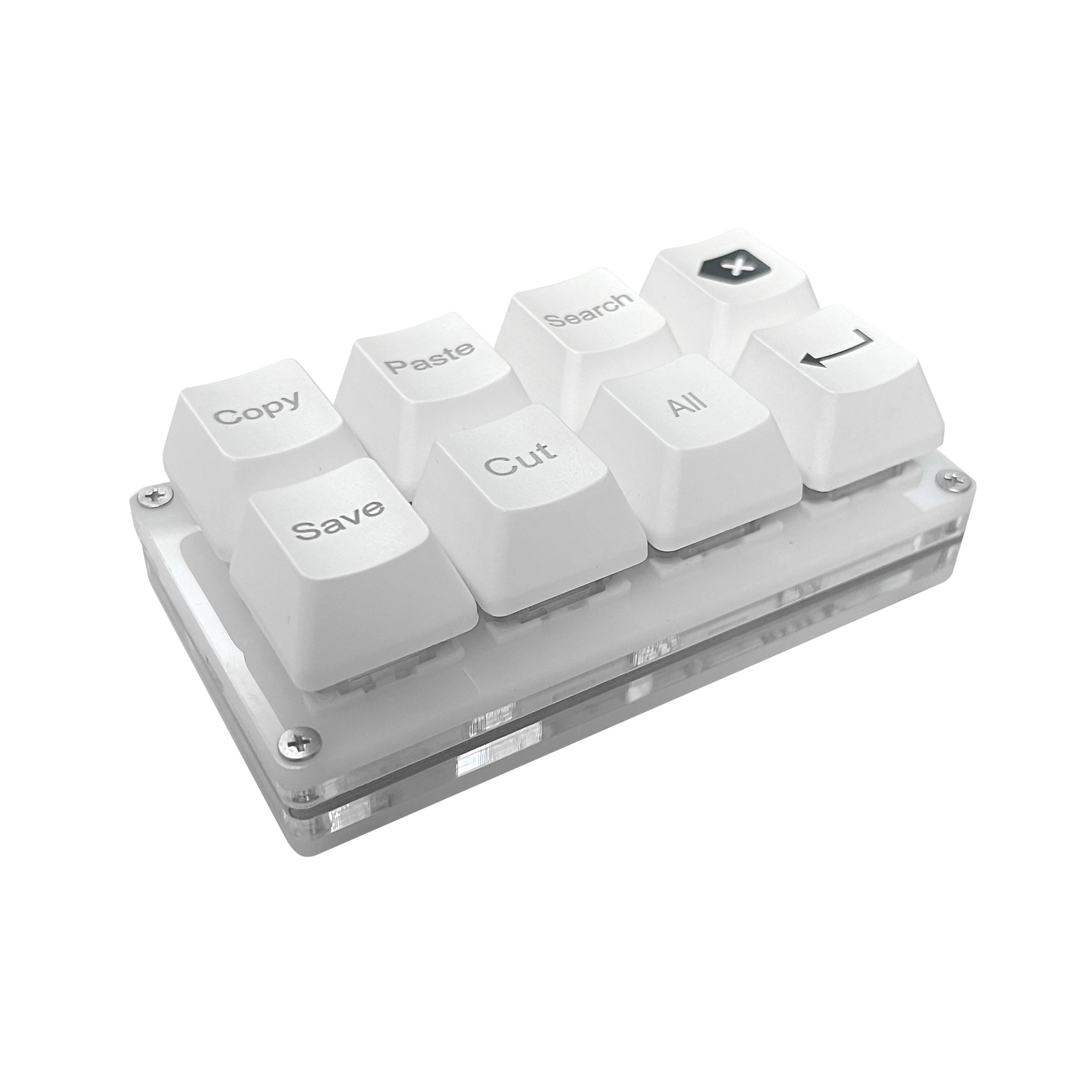 8 Toetsen Klein Toetsenbord Werk Sneltoets Keycaps Toetsenbord Met Één Hand Mechanisch Gaming Toetsenbord Programmeerbaar Usb Aangepast Toetsenbord