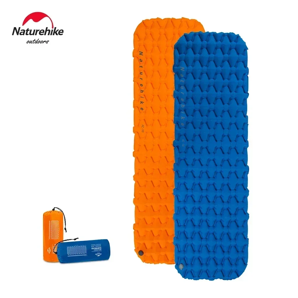 Colchón inflable Naturehike para acampar, colchoneta ultraligera para dormir al aire libre, cama plegable, colchoneta para senderismo, colchoneta para parejas, playa portátil