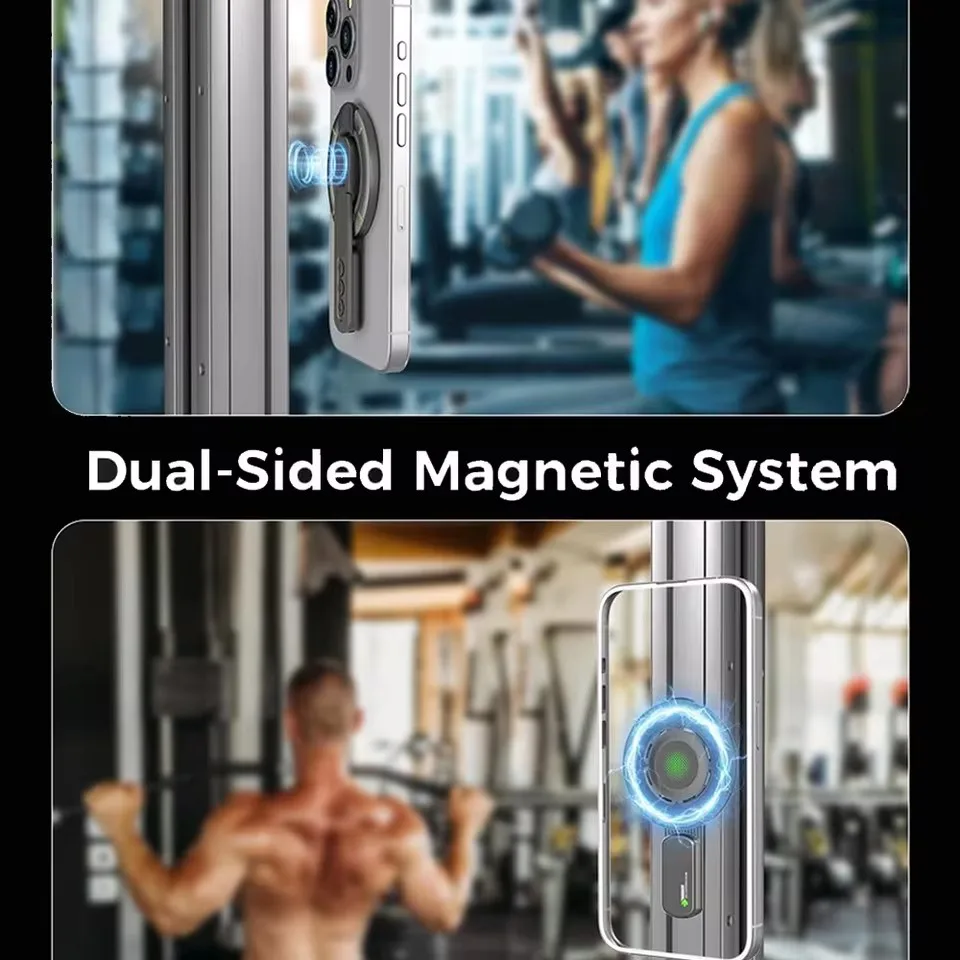 1Pc 360 ° Roration Stand for Mobile Phone Magnetic Ring Phone Grip Magnetic Suction Handphone Gym Universal Finger Ring Bracket view 5