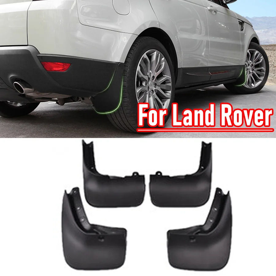 Wooeight 4x Mud Flap Guard Fender Mudguards Car Accessories For Land Rover Discovery 3/4/5 Range Rover Sport Freelander Defender