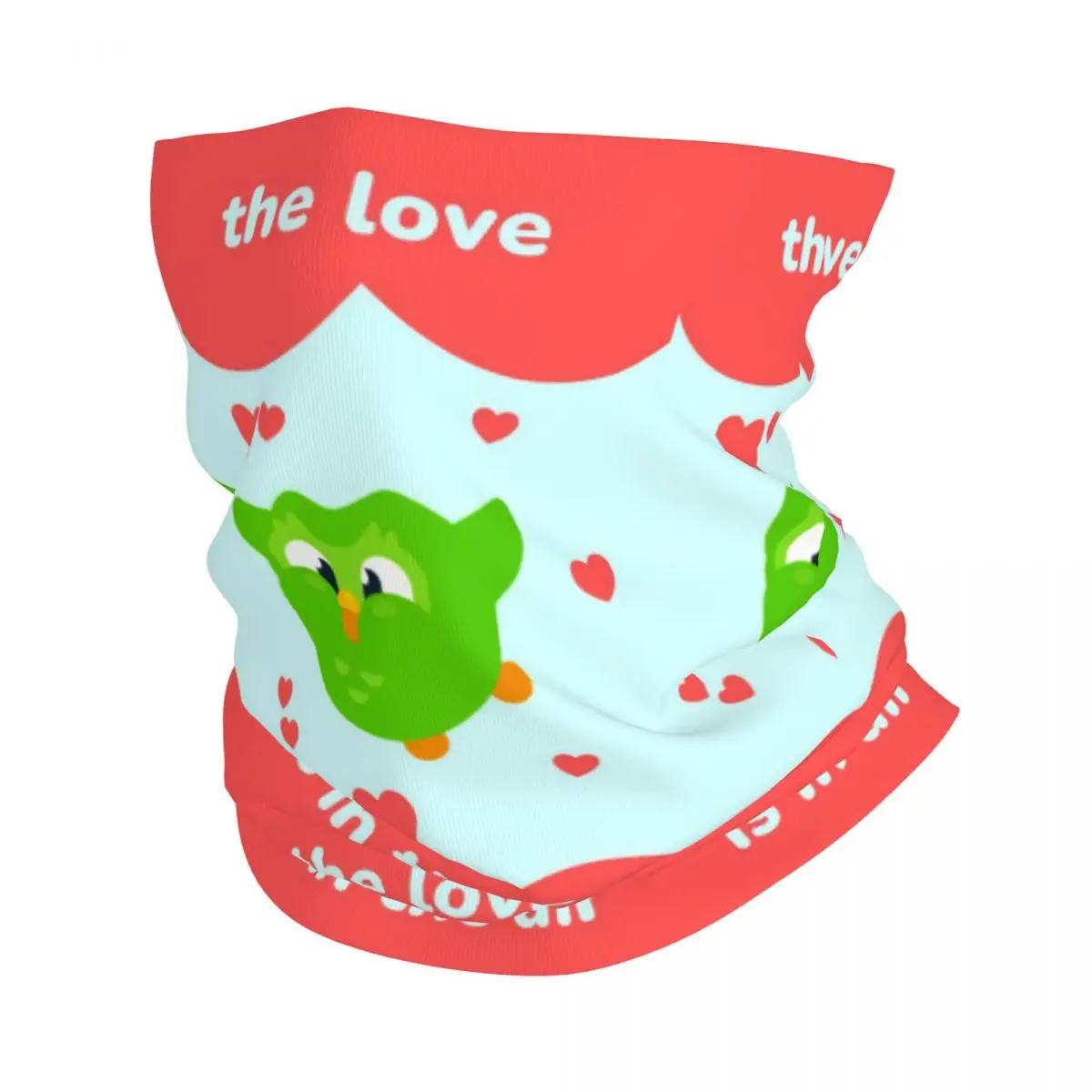 The Love Scarf Neckerchief Neck Face Mask Polyester