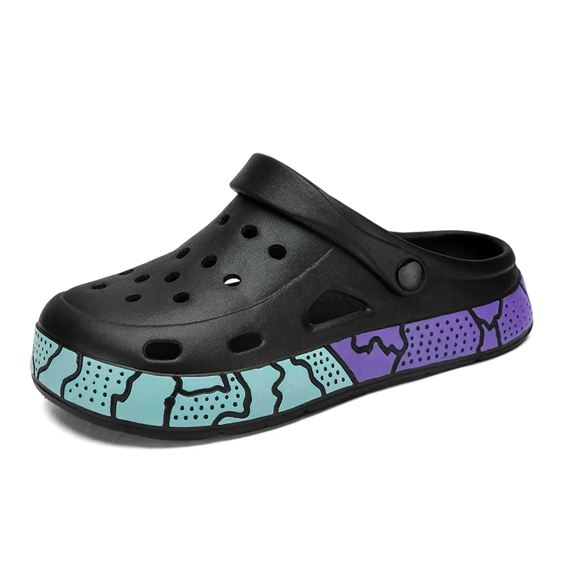 

Men's and Women's Summer Outer Wear Beach Anti-Odor Anti-Slip Baotou Beach Slippers Garden Shoes EVA Slippers Home Soft Slipper