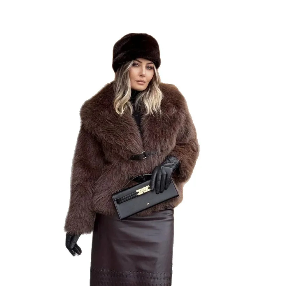 Loose Fit Pocket Coat Regular Length Edgy Street with No Hood Streetwear Regular Sleeve Long Sleeve Notched Lapel Women Jacket