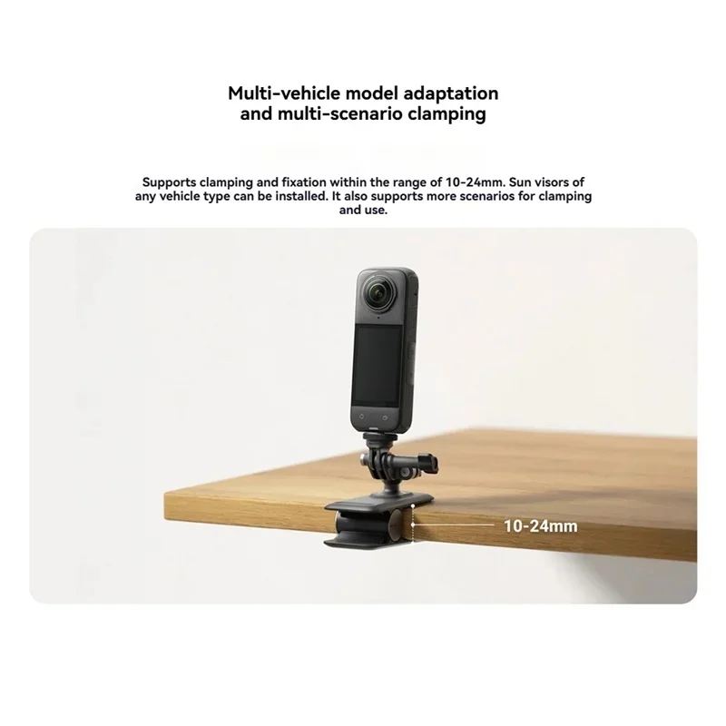 Suitable for Insta360 X5 X4 X3 Ace Pro 2 GO 3S Action Camera Universal Ball Head Clamp Mount Bracket Accessory view 6