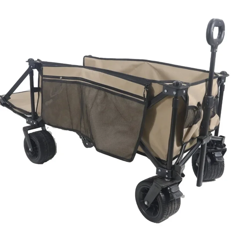 Camper, trolley, foldable outdoor storage trolley
