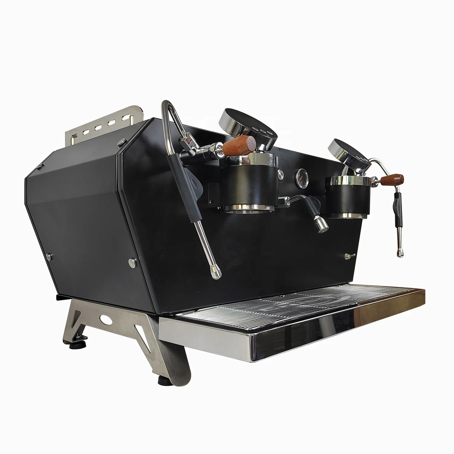 Professional Semi Automatic Espresso Coffee Maker 12L Dual Boiler PID Adjustable Temperature With Pre-Infusion Function