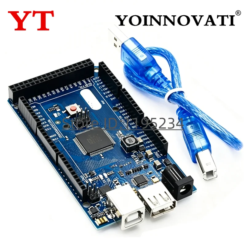 atmega2560-mega-2560-r3開発ボードモジュール-arduinoマイクロコントローラー用-usbケーブル付き-usb-シリアルコンバーター