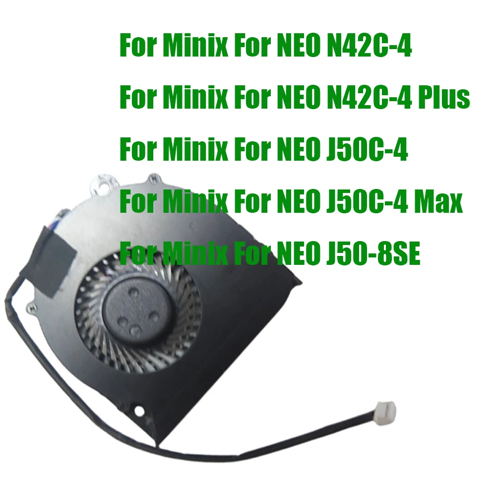 

For Minix For NEO N42C-4 J50C-4 J50-8SE N42C-4 Plus J50C-4 Max DC5V 0.50A 4PIN MINI PC CPU Fan