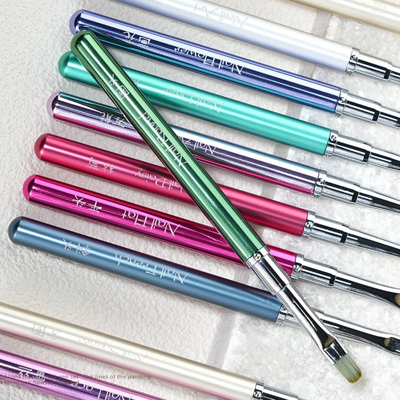 Nuova colla per unghie Penna per fototerapia Penna per gel UV Pennello per nail art acrilico Pennello per unghie Pittura Disegno Pennelli per manicure Strumento