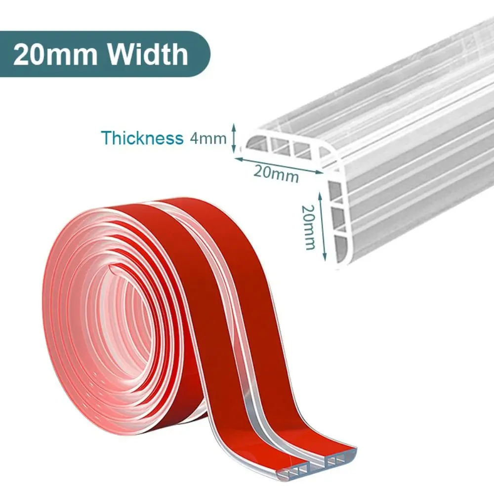 

Invisible Anti Collision Proofing Transparent Self Adhesive Corner Guard Strip PVC Safety Airbag Furniture Bumper