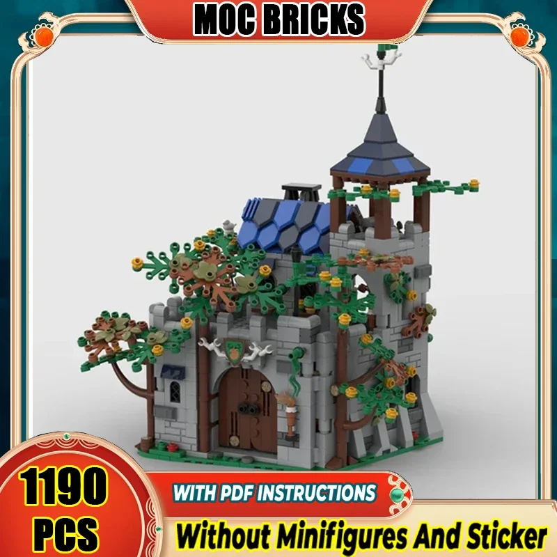 

Medieval Fortress Model Moc Building Bricks Castle Forest Technology Modular Blocks Gifts Christmas Toys DIY Sets Assembly