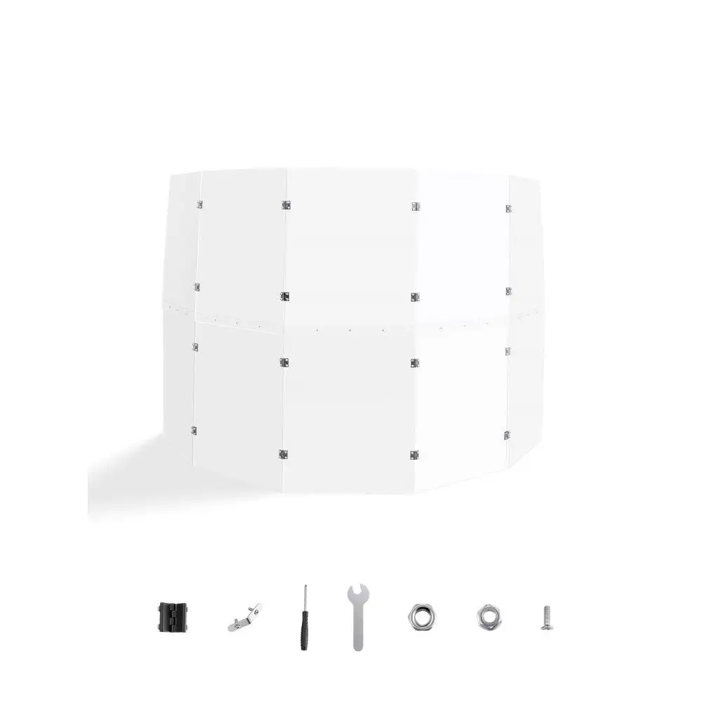 

Drum 5 Panels 2 ft x 5 ft Acrylic Drum Cage with Zinc Alloy Hinges