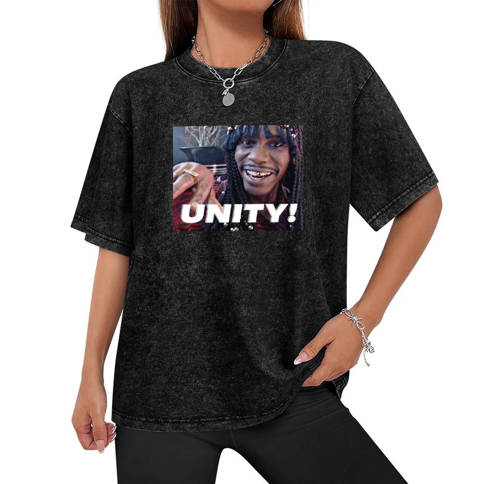 Unity Dave Chappelle T-Shirt street wear oversized graphic tee aesthetic clothes baggy shirts plain t shirts men