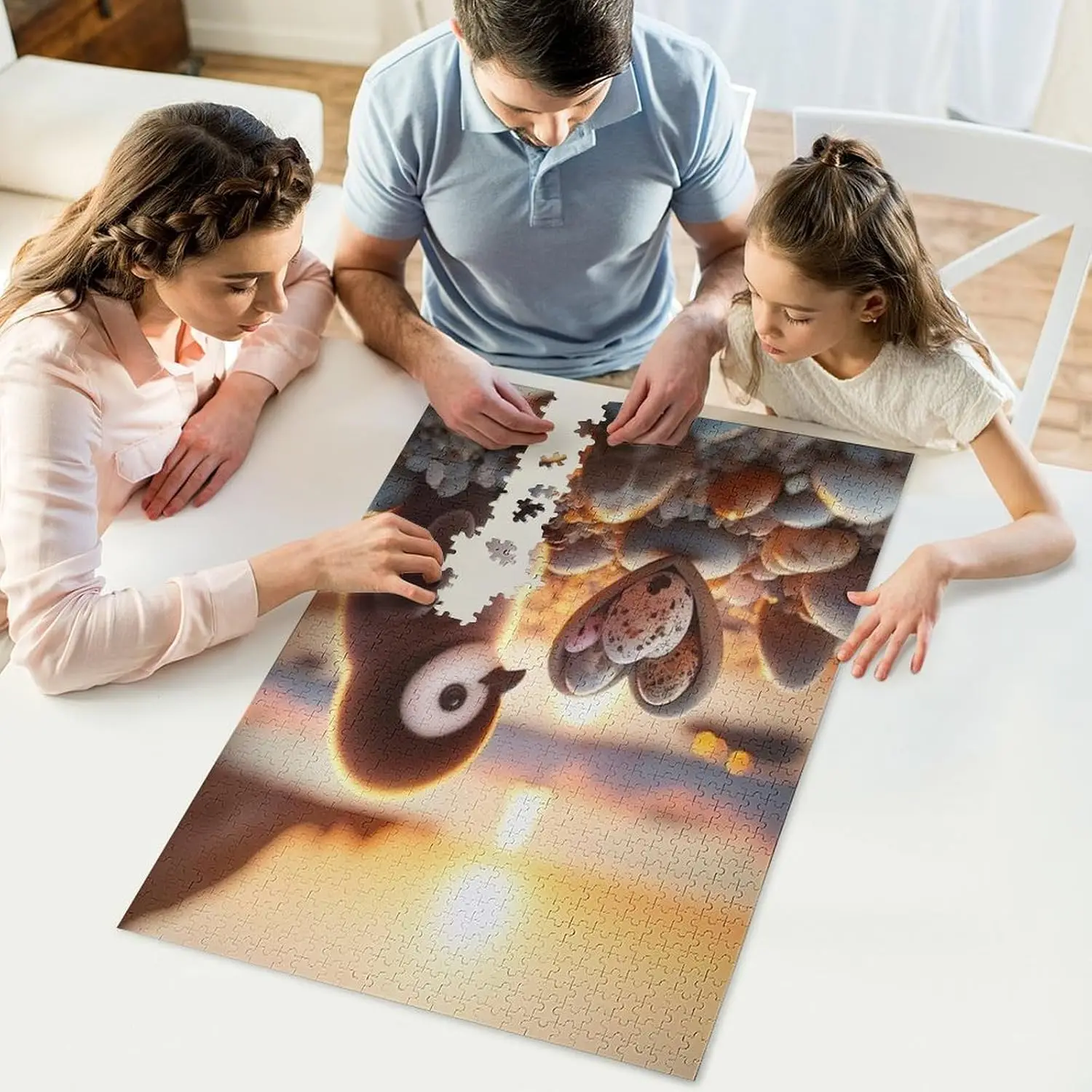 1000 sztuk Puzzle pingwiny i kamienie miłości Puzzle zabawki edukacyjne dla gier dla dorosłych prezent na boże narodzenie ćwicz swój mózg