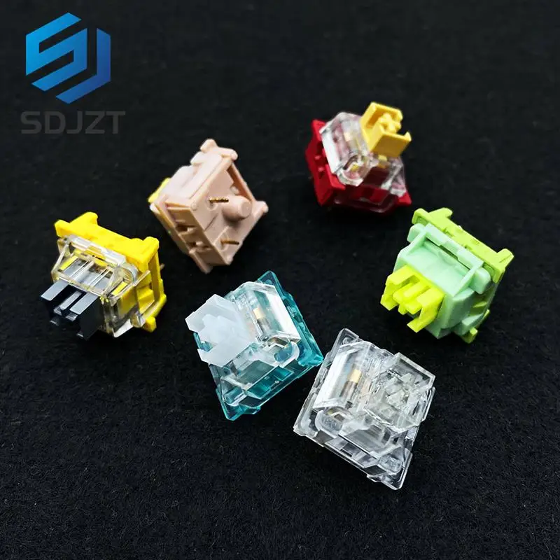 New 1Pcs Outemu Switch Gaming Mechanical Keyboard Switch 3Pin Clicky Linear Tactile Silent Switches RGB LED SMD custom Switch