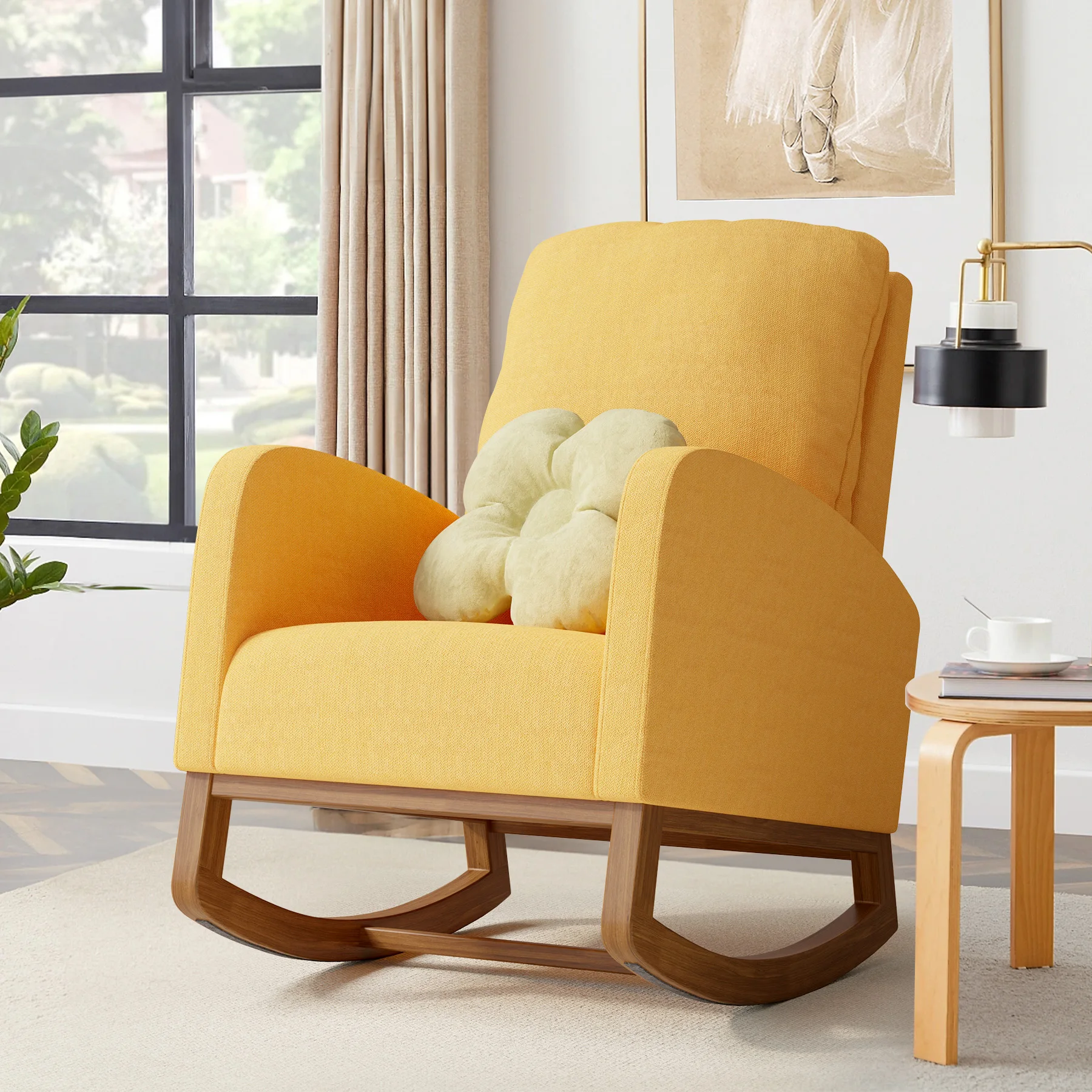 

Living Room Sofa Modern Nordic Recliner Chair Relax Single Sofa Bedroom Kitchen Reclining Chair Leisure Cute Home Furniture