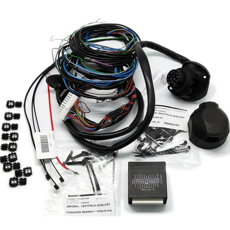 

Универсальный 13-контактный 7-контактный жгут проводов питания прицепа, кабель управления сигналом заднего фонаря