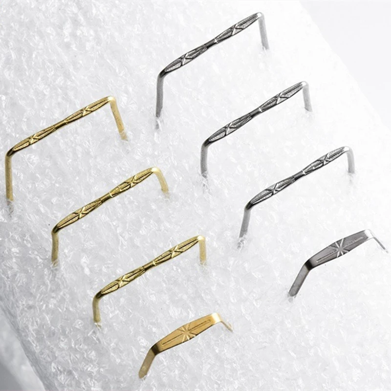 

12mm/14mm Double ** Shaped Silver/Gold Color Pins Connectors For Crystal Prisms Bead Chandelier Pendant Lamp Hanging