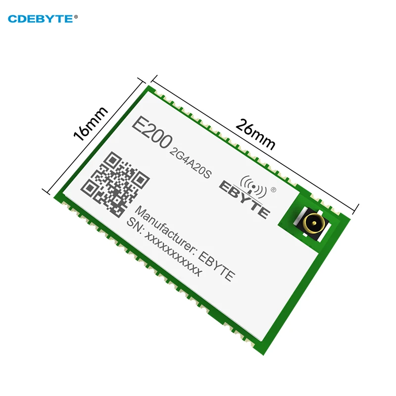 2.4GHz Wireless Audio Transmission Module CDEBYTE E200-2G4A20S 20dBm Small Size One-to-One Transmission URAT