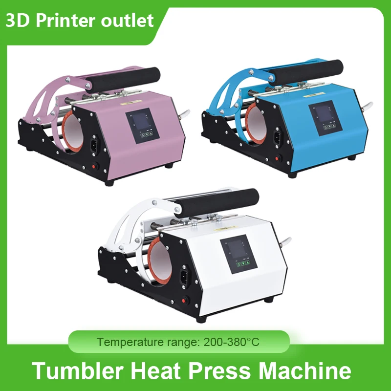 Tumbler Heat Press Machine for 11oz-20oz Sublimation Straight Blank Skinny Tumblers Mugs Glass Mug Cup Heat Transfer Print 220V