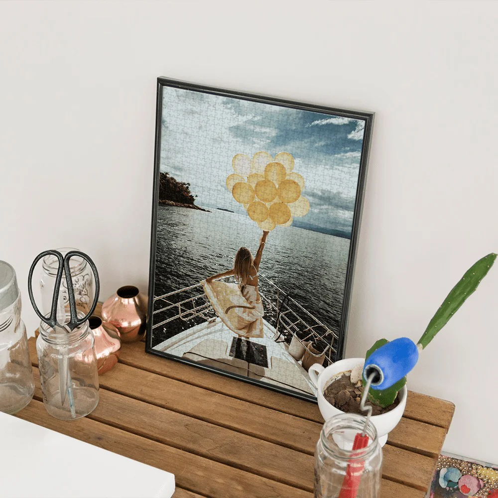 맞춤형 사진 퍼즐 1000조각, DIY 수공예품, 가족 사진, 애완동물, 여행, 결혼식, 프로포즈, 생일, 기념일, 성인을 위한 특별한 선물, 홈 데코레이션, 장난감 및 게임, 종이 퍼즐