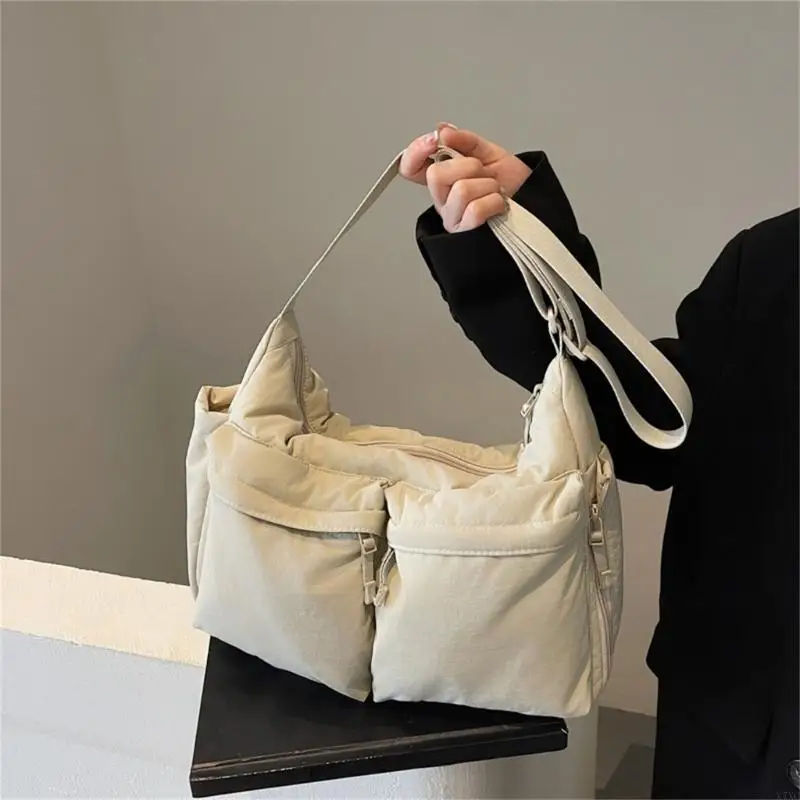 

X7XC Convenient and Fashionable Unisex Crossbody Bag with Ample Storage and Water Resistant Nylon Shoulder Bag