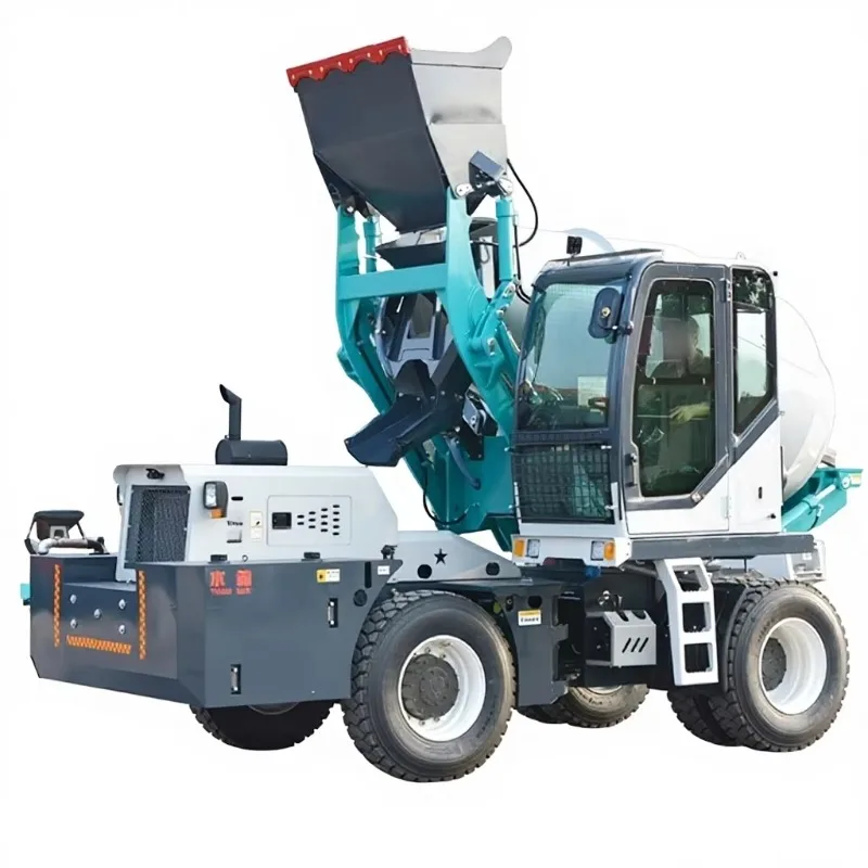 Self-Feeding Full-Automatic Concrete Mixer with High Load Moment 7m Productivity 35km/h Charging Speed 4-Year Warranty