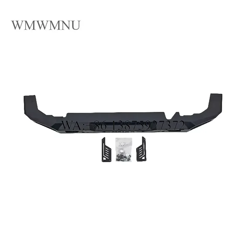 Wmwmnu High Quality Steel Front and Rear Bumper Bars for 1977-1980 Black Retrofit Upgrade with 1-Year Warranty