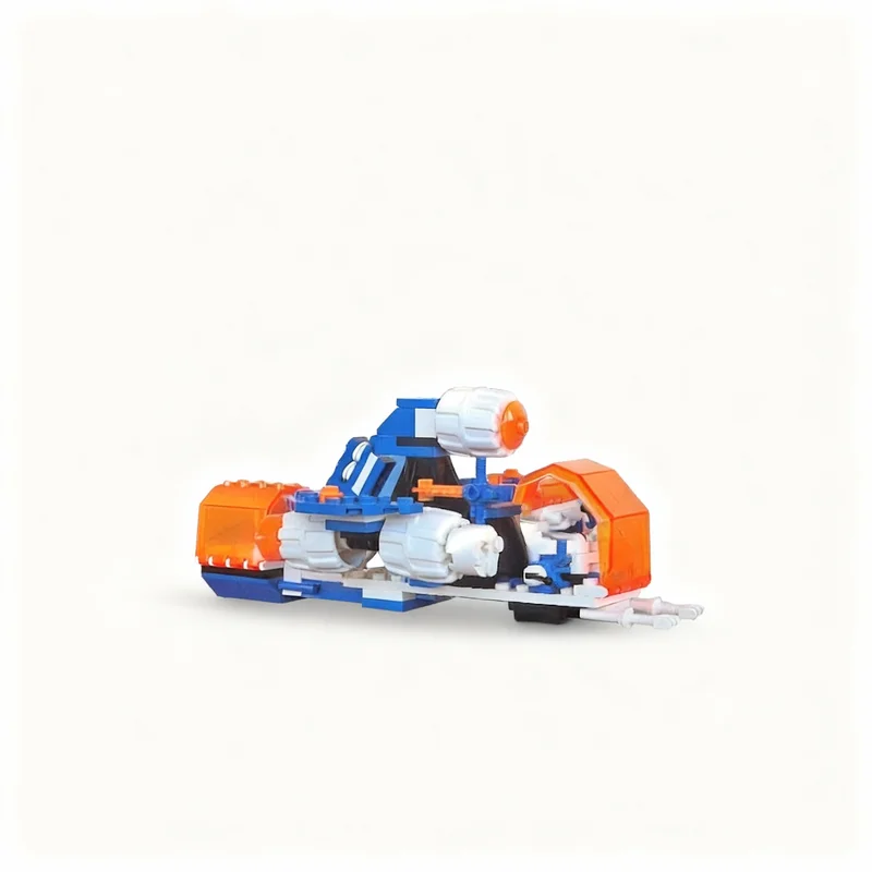 115pcs MOC 6898 Orbital Freighter Space Ice Planet 2002 Model Building Blocks Education Display 3D Assemble Creative Collection