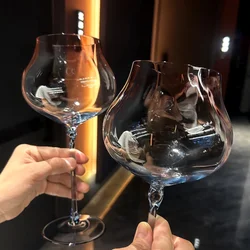 750ml Set of 2 pieces Large Capacity Gradient Red Wine Glasses Burgundy Bordeaux Wine Glasses High-end Crystal Glass Barware 